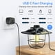 thumbnail image 5 of Linterna de camping recargable, lámpara LED retro, recargable por USB-C, luz cálida y natural, atenuación continua, batería de más de 13 horas de duración, portátil e impermeable, ideal para tiendas d, 5 of 5