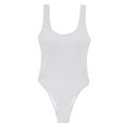 thumbnail image 3 of Trajes de baño de  para mujer Traje de baño sin espalda sin mangas para mujer Blanco Zulema  Traje de baño, 3 of 5