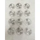 thumbnail image 2 of Gorro para el cabello seco absorbente suave, 251 uds., lindo oso de dibujos animados, microfibra súper suave, toalla de secado rápido para niños y adultos, 2 of 5