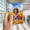 thumbnail image 4 of Vintage Boykin Spaniel Says Hello Mother's Day Summer Sunflower Field Travel Passport Wallet Dog Lover PU Leather Passport Holder Cover - 12005, 4 of 5
