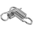 thumbnail image 1 of FONDOTIN 2Pcs Heavy Duty Metal Spring for Swing Chair and Hammock Chair Easy Installation Silver, 1 of 6