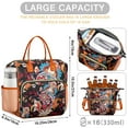 thumbnail image 5 of Waterproof Lunch Bag with Ethnic Paisley & Floral Print – Stylish Artistic Tote for Daily Commutes, 5 of 7