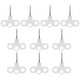 thumbnail image 5 of Clavo torcido NikouMX 10 piezas Clavijas luminosas de tres ojos, 5 of 8