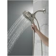 thumbnail image 2 of Delta 58620-PR-PK In2ition 1.75 GPM Multi Function 2-In1 Shower Head And Hand Shower -, 2 of 7