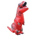 thumbnail image 3 of Traje inflable divertido de dinosaurio de Halloween Tyrannosaurus Rex Traje inflable de dinosaurio musculoso para montar, 3 of 5