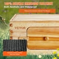 thumbnail image 4 of Natural Cedar Wood Bee Hive Deep Box Starter Set - 10 Frames with Beeswax Foundation & Acrylic View Panels for Pros & Newbies, 4 of 7