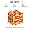 thumbnail image 4 of Gaeub Hot Chili Print Leather Tissue Box Cover Square,Tissue Holder,Leather Paper Case,PU Leather Tissue Box Holder Decorative for Bathroom, Home Office Decor, 4 of 7