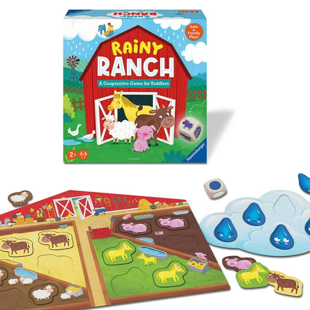 Juego cooperativo Ravensburger Rainy Ranch Toddlers