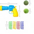 thumbnail image 5 of Cat Ball Gun Launcher Toy with 50pcs Colourful Stretch Plush Pom Pom Ball, 5 of 9