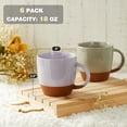 thumbnail image 3 of Juego de tazas de café Gencywe Morandi Color Ceramic 530 ml, 6 unidades, 3 of 7