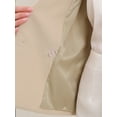 thumbnail image 5 of DARING DIVA Women's Double Breasted Long Sleeve Work Jacket Office Suit M Beige, 5 of 6