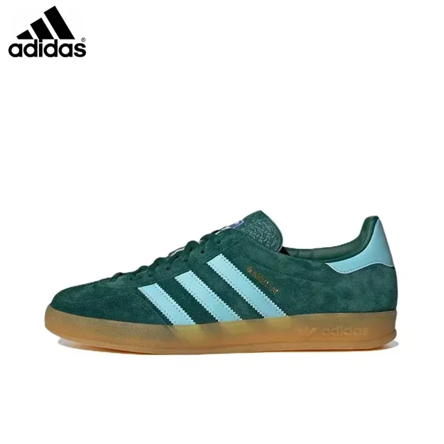 Zapatillas de skate de caña baja para hombre y mujer Adidas Originals Gazelle Indoor, zapatillas de gamuza para caminar