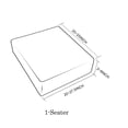 thumbnail image 2 of Cojín de asiento de sofá elástico de - Cojín la de oficina y cojín la de ruedas - Cómodo cojín la Reemplazo Baoblaze Funda de cojín para asiento de sofá, 2 of 5