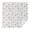 Pioneer Flower Floral-2, variant on Pioneer Flower Floral Print Pattern Square Tablecloth, Waterproof Wipeable Spillproof Washable Table Cover for Home Kitchen Party and Daily Decor 60"x60"