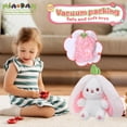 thumbnail image 4 of Peluche MIAODAM, conejo de pascua, zanahoria y fresa, 25 cm, 4 of 7