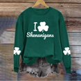 thumbnail image 4 of Ruimatai Womens St. Patrick's Day Green Sweatshirts Long Sleeve Shamrock Graphic Shirts Casual Crew Neck Irish Pullover Tops, 4 of 6
