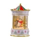 thumbnail image 4 of Caja musical navideña con forma de muñeco de nieve y bola de nieve para niñas con 8 canciones, decoración navideña decorativa con purpurina para, 4 of 9