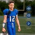 thumbnail image 4 of Pro Athletics Football Quarterback Playbook Wristbands for Adult and Youth - Wrist Coach for All Sports with 3 Compartments Youth One Pack, 4 of 6