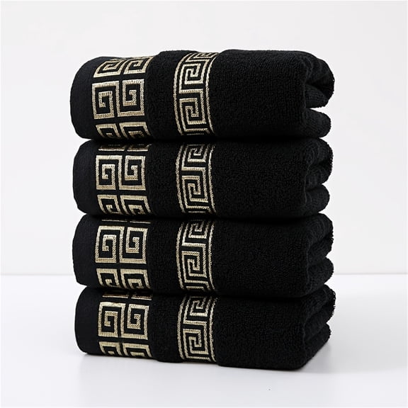 Ninan Hand Towels, Soft and Absorbent Cotton, 4 Piece, 13.4*29.1in