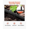 thumbnail image 3 of KFFKFF Drip Irrigation Fittings Kit for 1/4" Tubing, 300 Pieces of Irrigation System Components, Including Tees, Straight Barbs, 4-Way Couplings, Elbows, End Plugs, Single Barbs, and Connectors, 3 of 9
