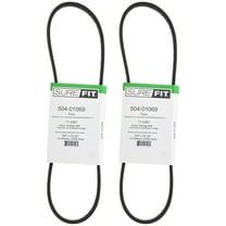 SureFit Drive Belt for Toro 71-5380 71-5381 CCR1000 Series Snow Blower 2PK