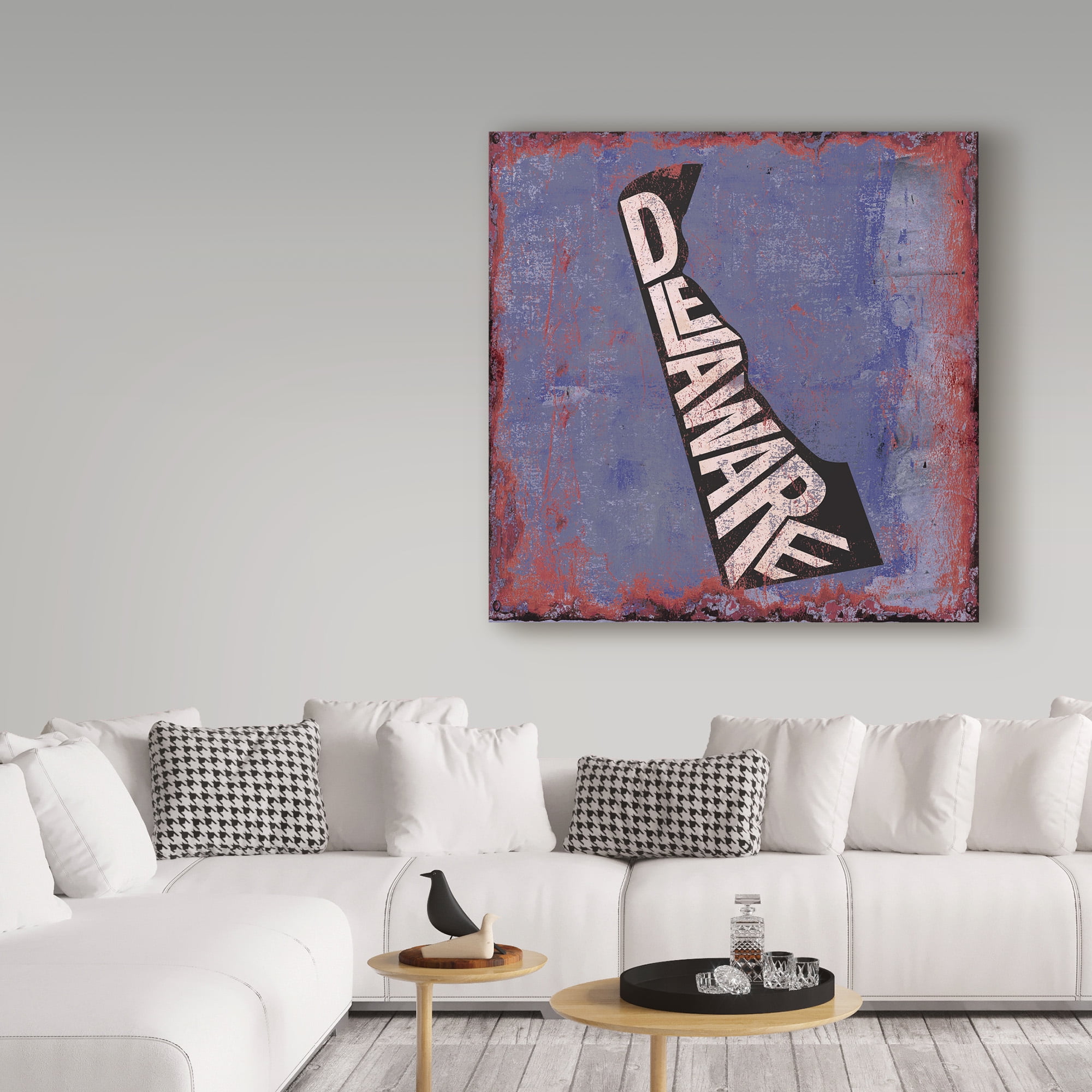 Trademark Fine Art 'Delaware' Canvas Art by Art Licensing Studio