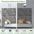 thumbnail image 5 of Royard Oaktree 4' x 6' Decorative Fence, Metal Privacy Screen Panels, Indoor & Outdoor Freestanding Privacy Screen, Decorative Room Divider for Patio, Garden, Backyard, Balcony, Mesh Shape, 5 of 6