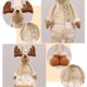 thumbnail image 5 of Muñecos navideños de gran tamaño, muñecos de nieve retráctiles de Papá Noel, alces, figuras navideñas, decoración navideña, regalo para niños, adorno para árbol de Navidad, 5 of 5