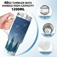 thumbnail image 3 of Fotbe Christmas Trees Pattern 40oz Ice Bully With Handle And Straw Stainless Steel Vacuum Insulated Cup And 2 In 1 Straw Lid, 3 of 8