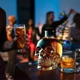 thumbnail image 6 of Blukids Skull Shaped Whiskey Bottle 125ml High Borosilicate Glass Novelty Liquor Decanter with Unique Design for Gifts Home Bar Decor 3.74 Inches(D), 6 of 6