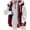 Red, variant on Winter Coats for Women Puffer Jacket Women's Baggy Lightweight Zip Puffer Jacket Warm Winter Puffer Coat with Pockets Grey,3XL