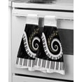 thumbnail image 2 of Rag Cleaning Towel Hanging Kitchen Towel Absorbent Dry Quick Cloth Hanging Towel Hand Cup Beans Coffee Coffee, 2 of 7