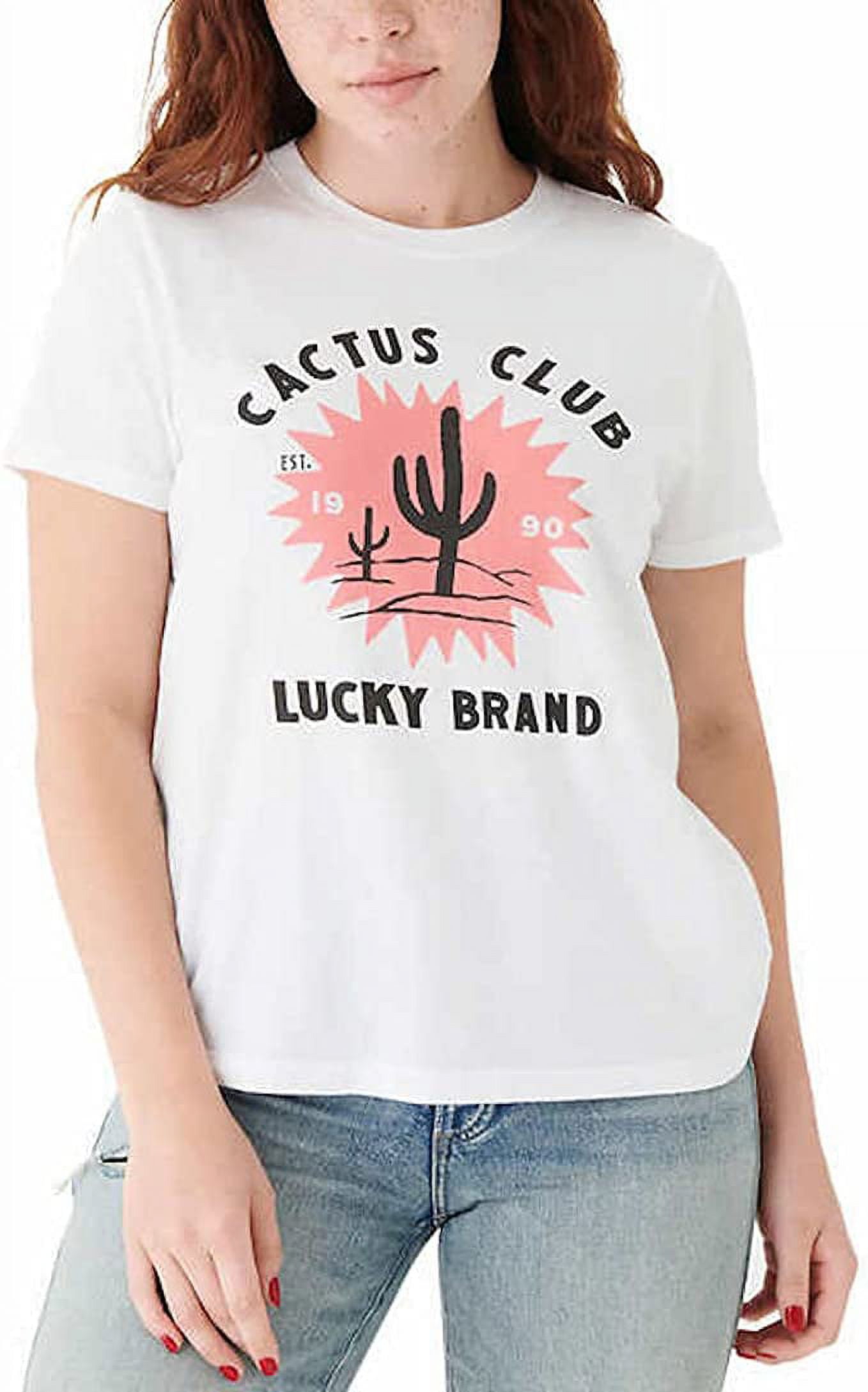 Lucky Brand Women's 'Merry Christmas Ya Filthy Animal' Graphic Tee | Classic Fit Slub Cotton T-Shirt