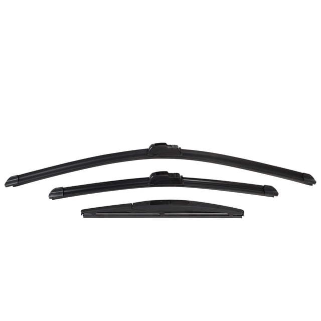 Conjunto de limpiaparabrisas delantero y trasero de 3 piezas de 26" 18" 10" que se adapta a Honda HR-V con gancho J / U en negro