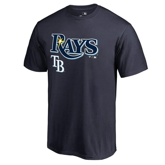 Men's Navy Tampa Bay Rays Team Lockup T-Shirt