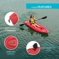 thumbnail image 6 of Lifetime Hydros 101 inch Sit-On-Top Kayak, Red (90936), 6 of 9