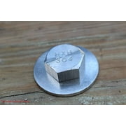 5/16 Stainless Flat Washer, 3/4 Outside Diameter (100 Pack) - Choose Size, by Bolt Dropper, 18-8 (304) Stainless Steel