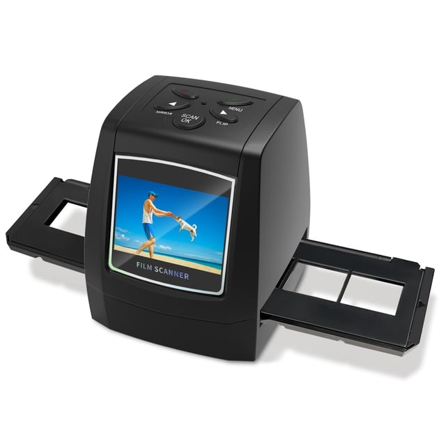 Escáner de película y diapositivas DigitConvert para 35 mm con pantalla LCD de 2.4"