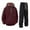 Wine, variant on Xzbqbs Sweat Suits Men Tracksuits 2 Piece sets Athletic Jogging suits Casual Outfits for men Quarter Zip Hoodies and Sweatpants