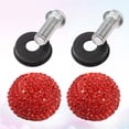 thumbnail image 4 of Miangastore 1 Set Red Plastic License Plate Fastener for License Plate Installation, 4 of 8