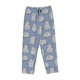 thumbnail image 4 of Xecao Cute Fat Cat Women's Straight Lounge Pajama Pants: The Epitome of Relaxed Sleepwear, 4 of 9