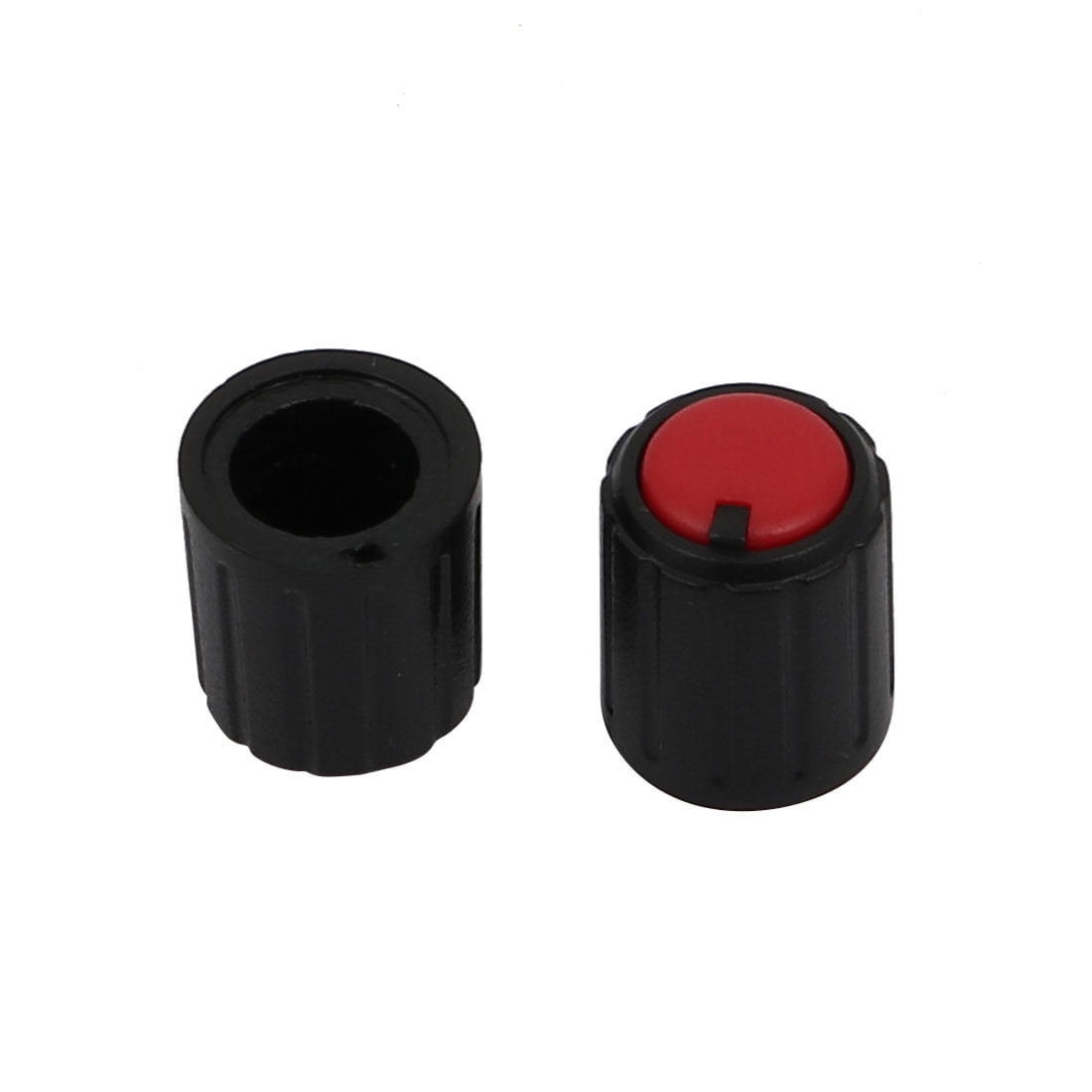 20 Pcs 9.8mm x 12mm Plastic Potentiometer Volume Control Rotary Knob Cap Red