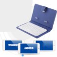 thumbnail image 4 of Funda con tapa para teclado inalámbrico universal Bluetooth Bling Bling con soporte para teléfonos iOS y Android color Azul, 4 of 12