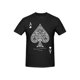 thumbnail image 2 of Camiseta deportiva informal para hombre: algodón transpirable, manga corta, cuello redondo, con un diseño único de estampado de póker. Perfecta para verano y ropa informal. Camisetas de ocio., 2 of 7