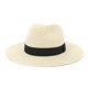 thumbnail image 4 of 1 Uds. Sombrero De Paja De Jazz De 60 Cm De Verano Al Aire Libre Sombrero De Playa Al Aire Libre Protección Solar Sombrero De Regalo - Café, 4 of 5