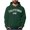 Dark Green, variant on Women's Slogan Letter Print Long Sleeve Hooded Sweatshirt Pullover Hoodie Tops (Black, XS)
