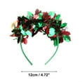 thumbnail image 3 of Unique Bargains Christmas Ball Shape Headband 4.72" Diameter Green 1 Pc, 3 of 6