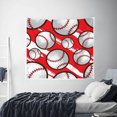 thumbnail image 3 of Tapestry Baseball for Bedroom Wall Hanging 60 X90 IN, 3 of 3