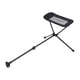 thumbnail image 1 of Silla hamaca plegable con reposapiés retráctil de 45 a 74 cm, montaje sencillo para senderismo. Negro, 1 of 8