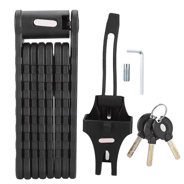 Candado antirrobo para motocicleta y bicicleta, plegable, de seguridad, universal
